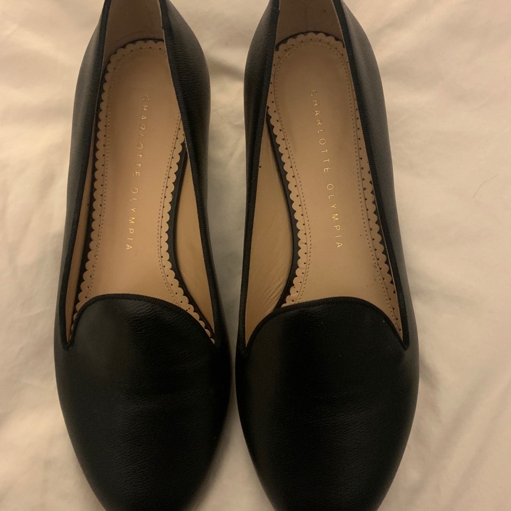 Charlotte Olympia Black Flats
